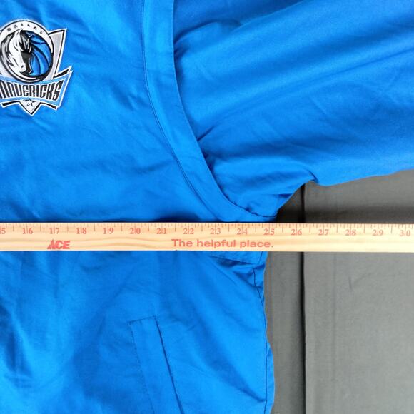 Dallas Mavericks NBA Blue Reversable Removable Long Sleeve Mens XL Jacket - Picture 7 of 9